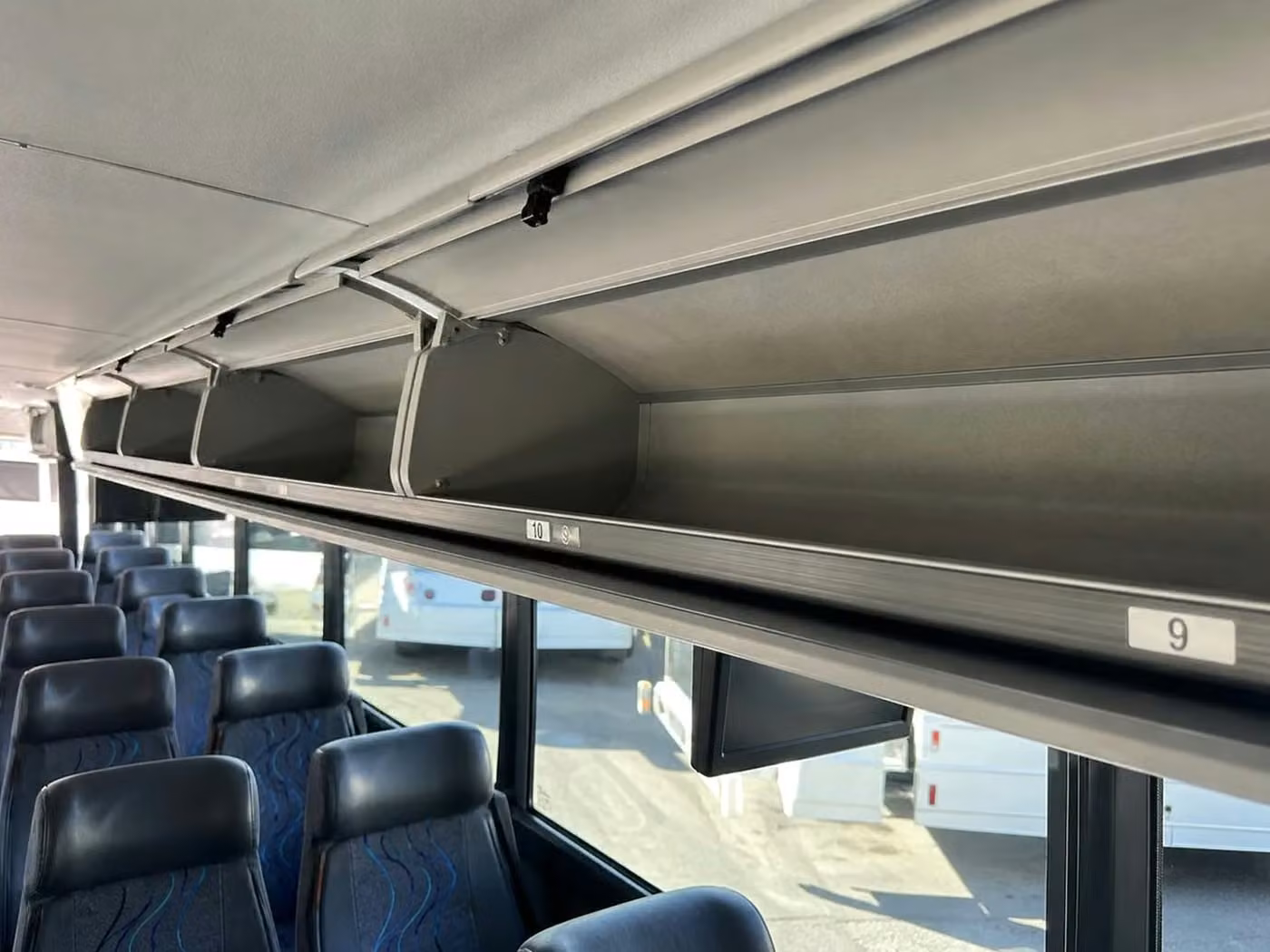 riviera beach 18 passenger minibus overhead storage