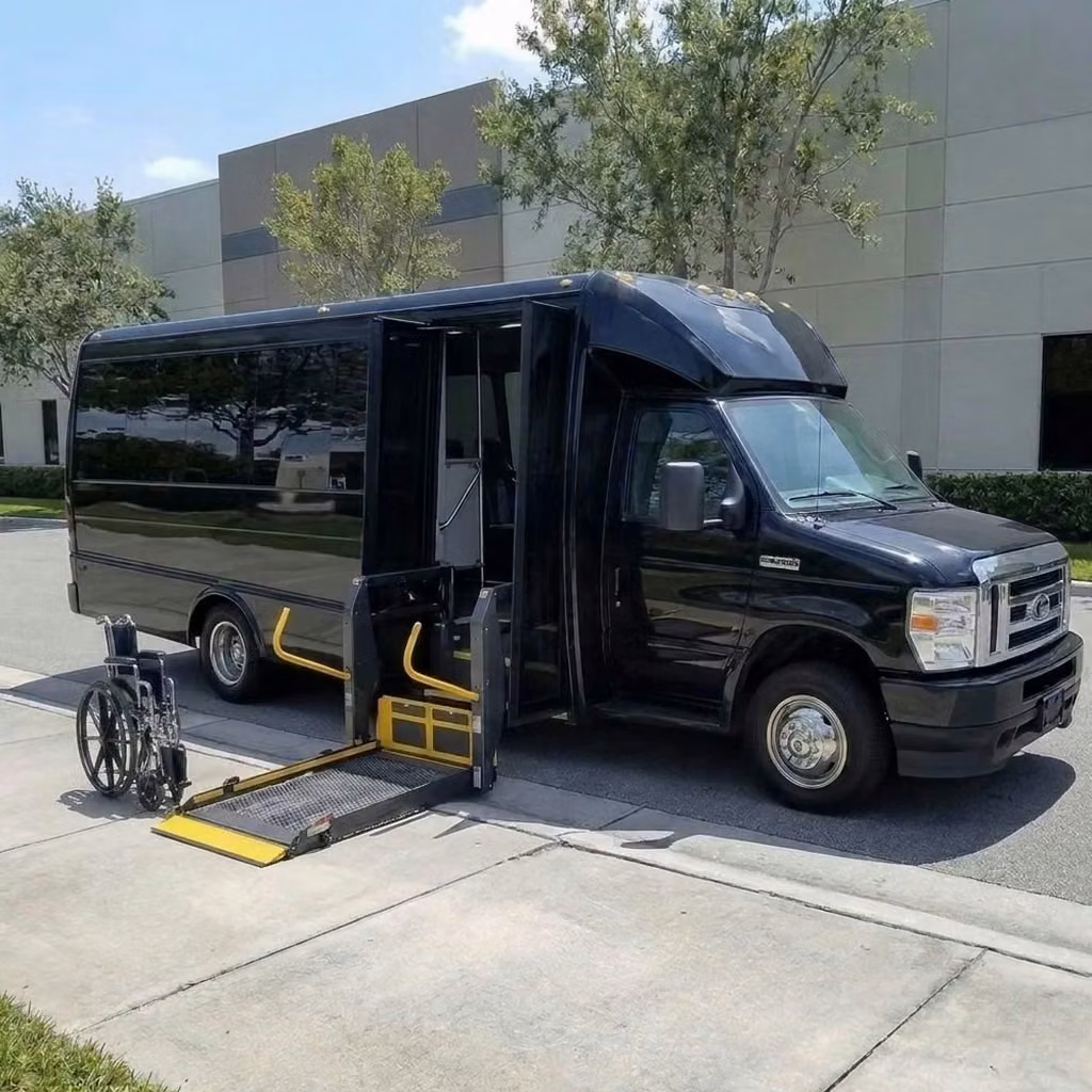 riviera beach 18 passenger minibus wheelchair lift