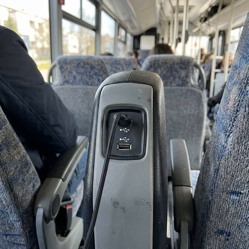 riviera beach 28 passenger minibus usb charging