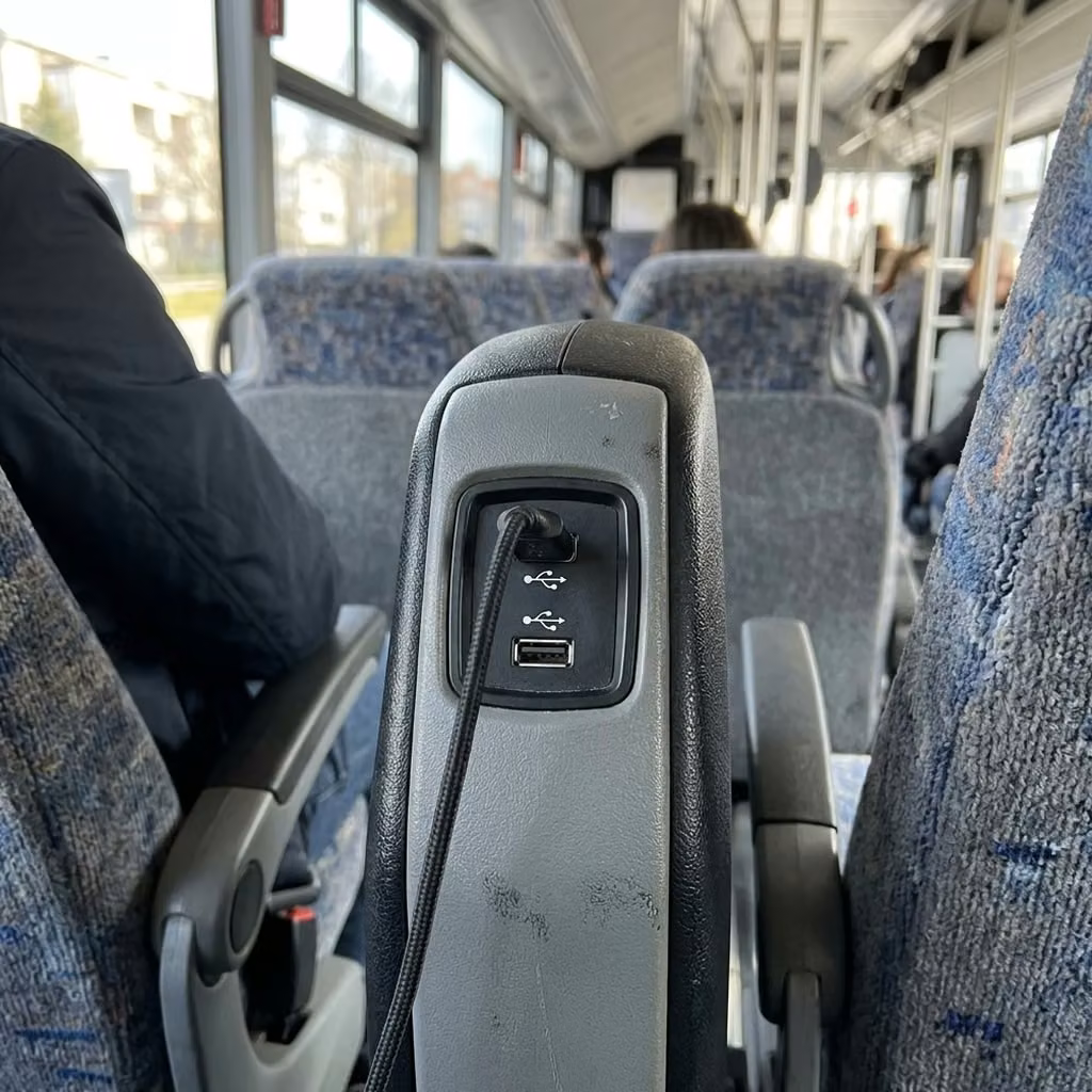 riviera beach 30 passenger minibus usb charging