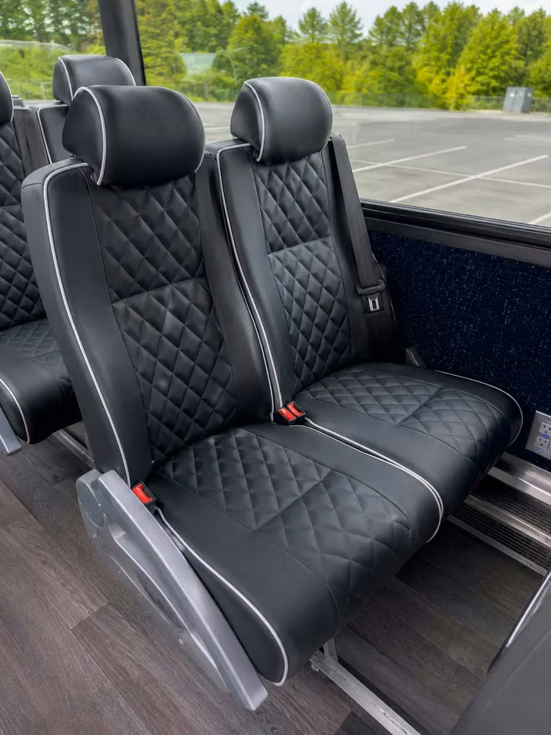 riviera beach 56 passenger charter bus reclining seats