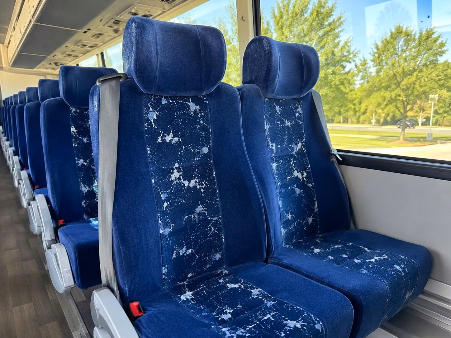 riviera beach charter bus interior 1