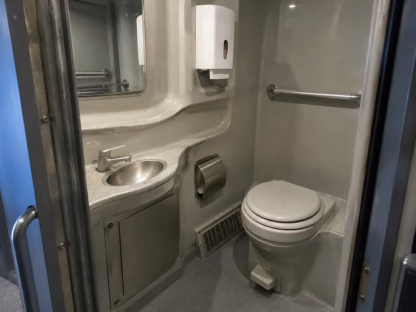 riviera beach charter bus onboard restroom