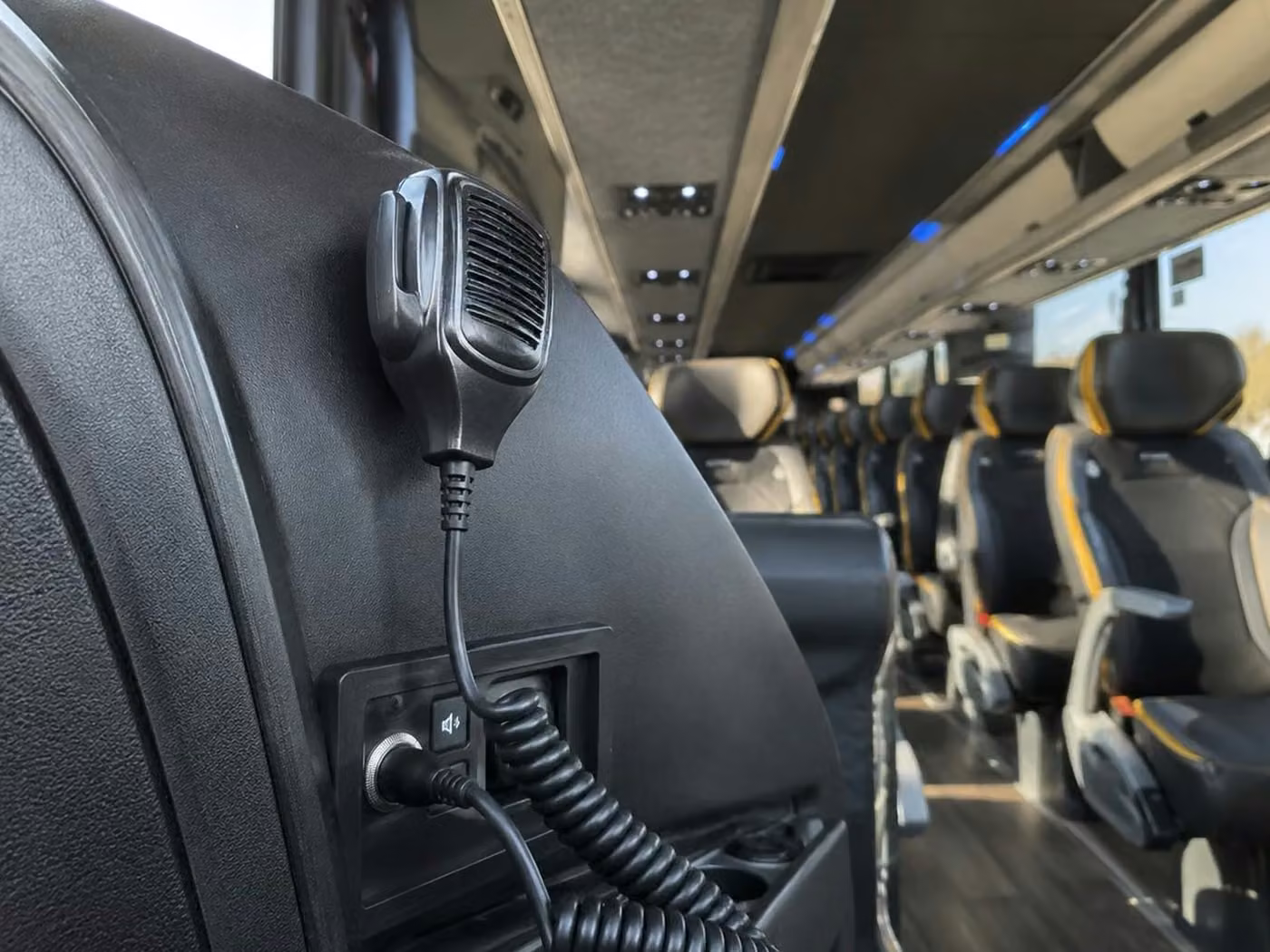 riviera beach charter bus pa system