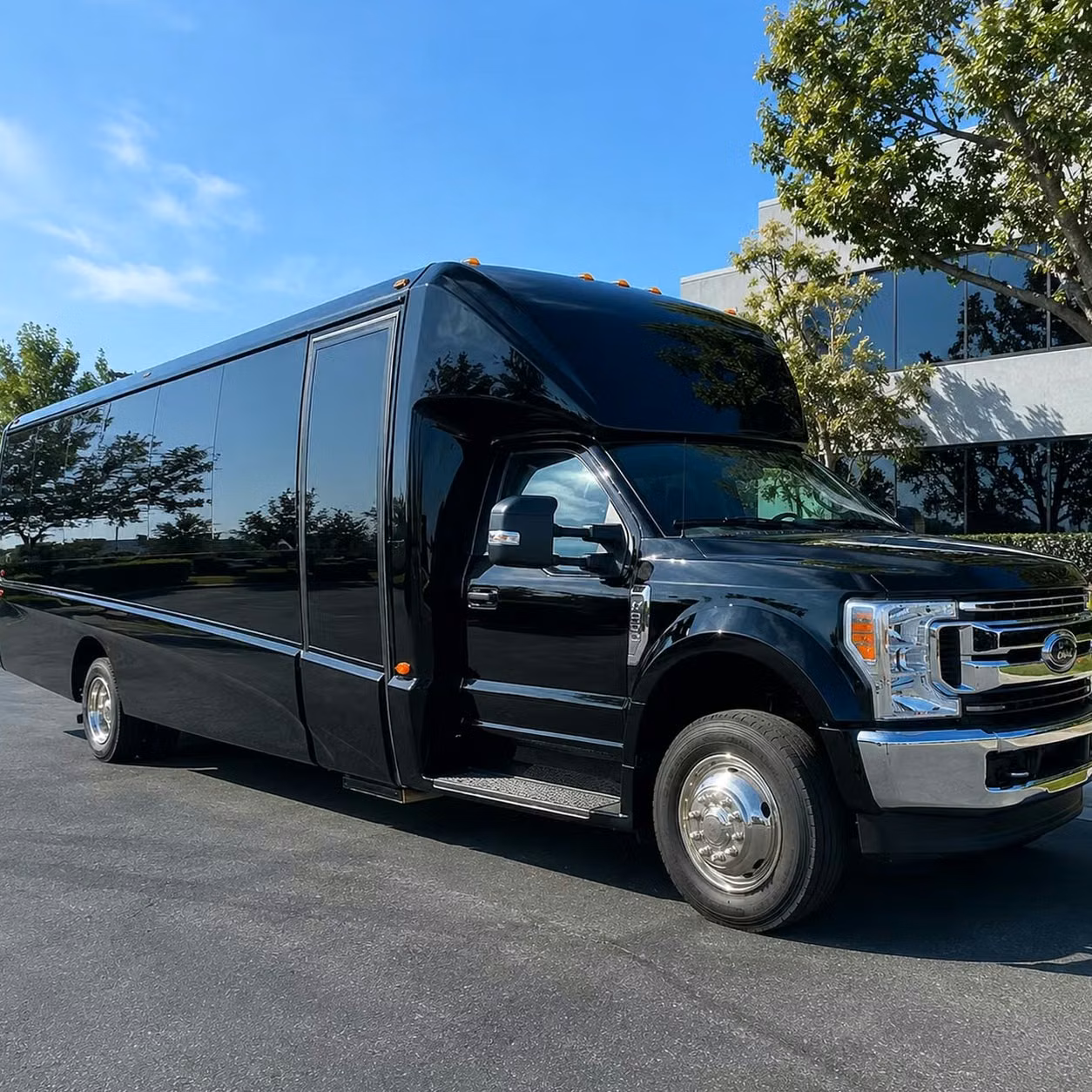 riviera beach prom party buses with led lighting bluetooth sound and leather seating