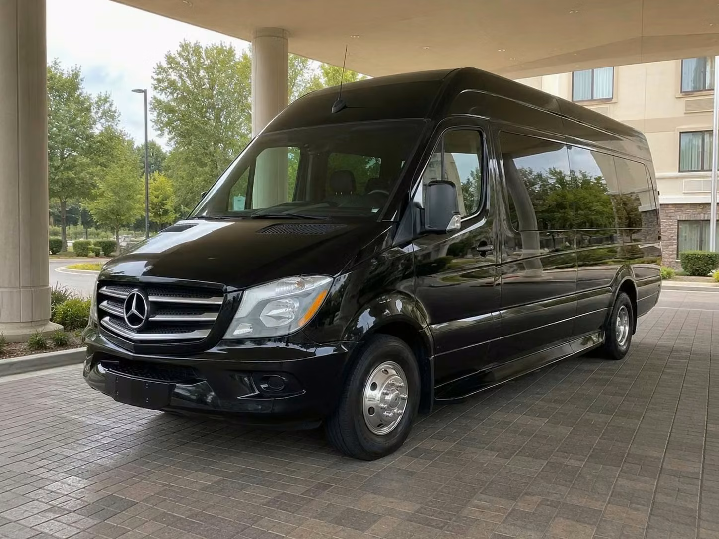 riviera beach sprinter van rental with driver tinted windows