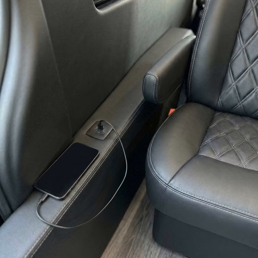 riviera beach sprinter van rental with driver usb charging