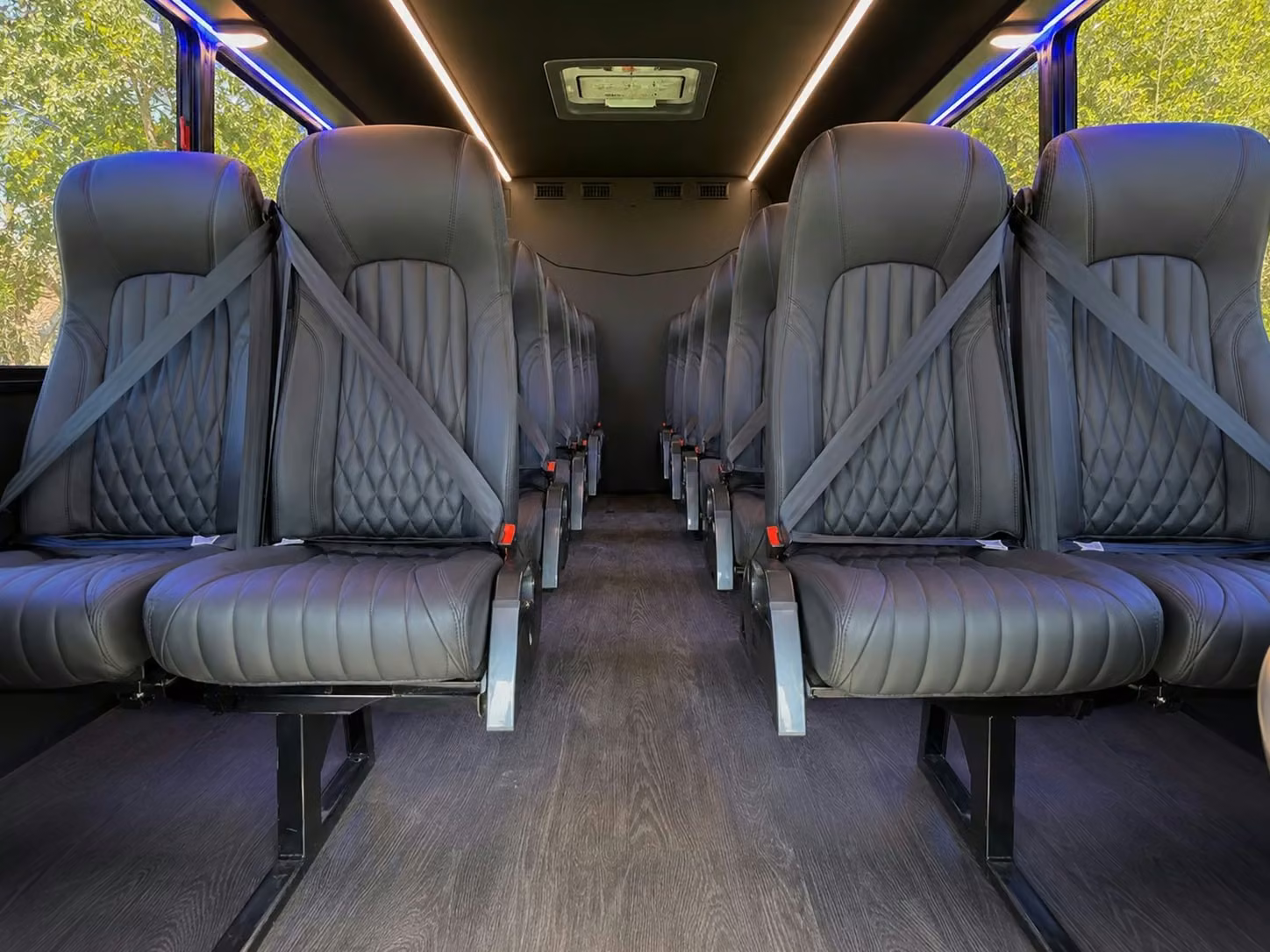 20 passenger minibus interior
