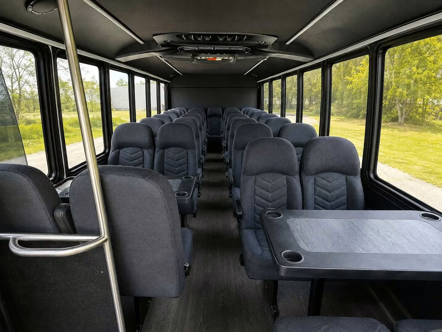 25 passenger minibus inside