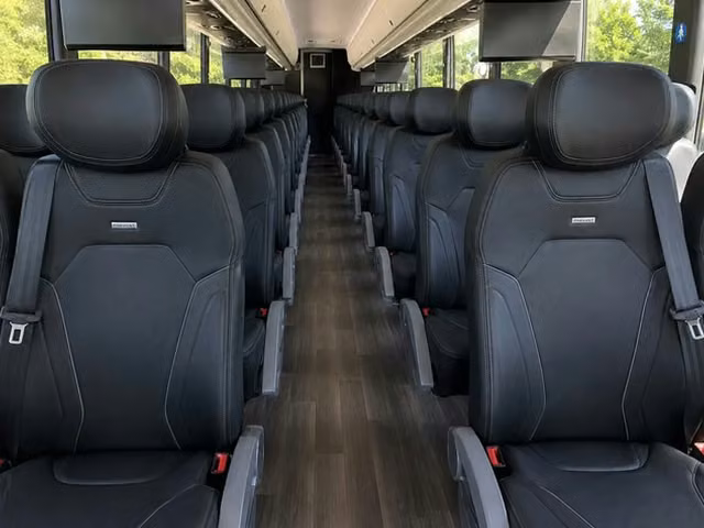 riviera beach charter bus interior