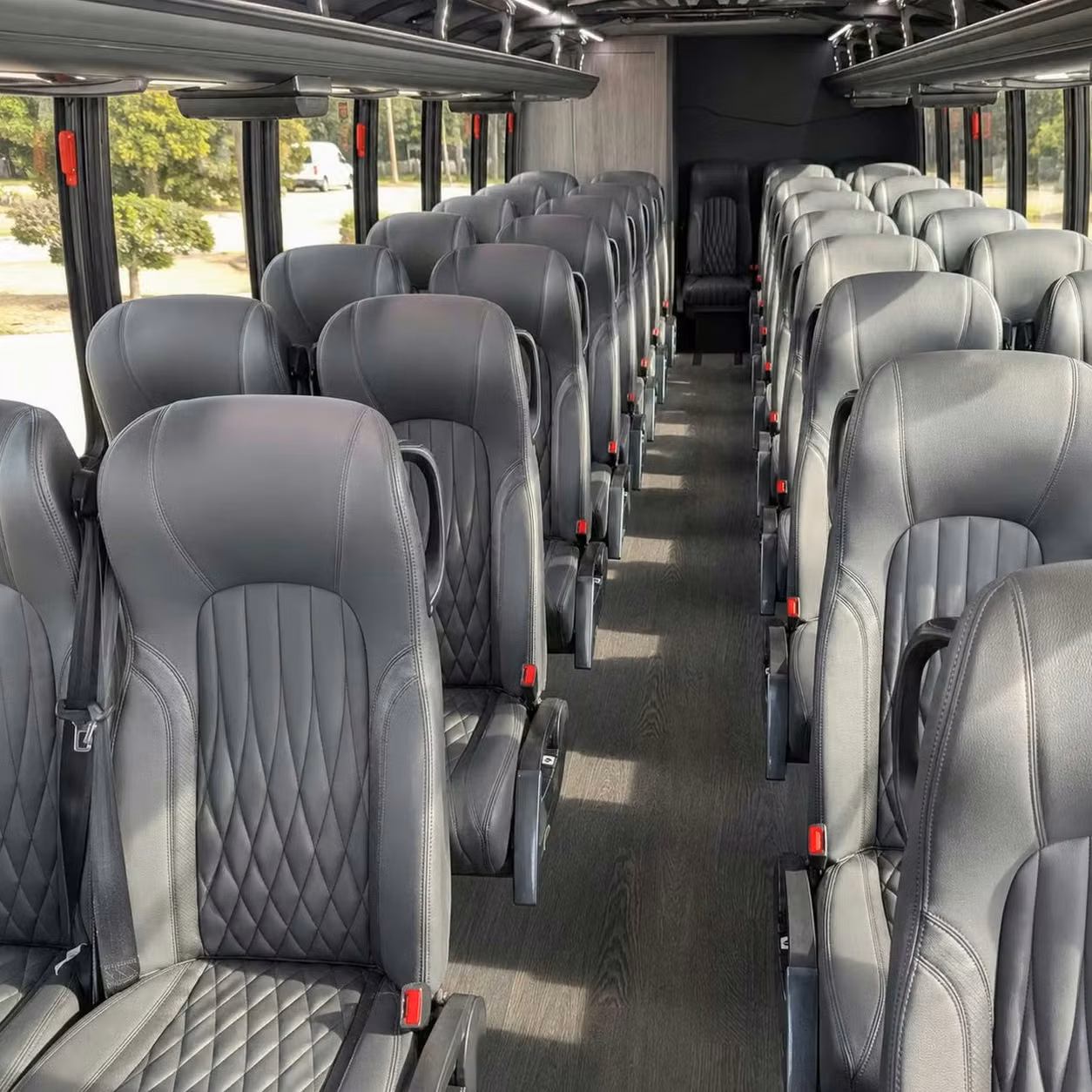 28 passenger minibus interior