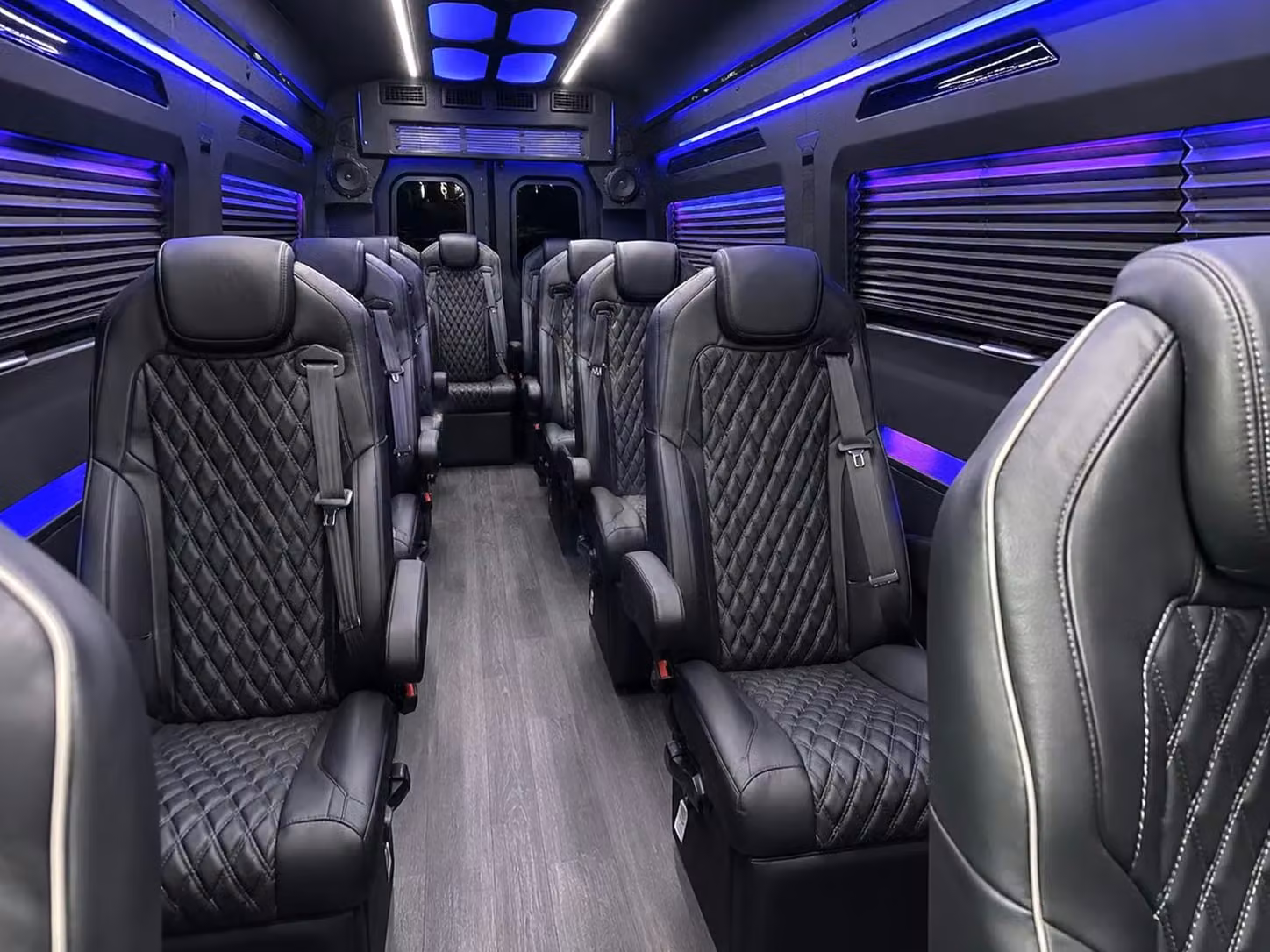 sprinter van with driver interior